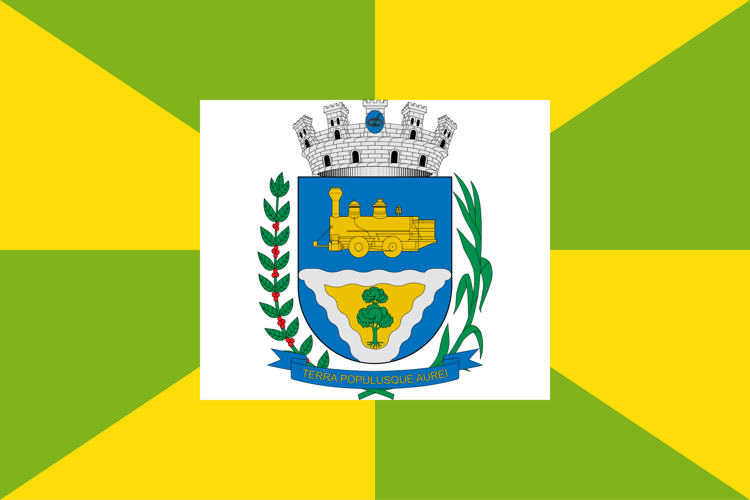 Bandeira da cidade de Ourinhos